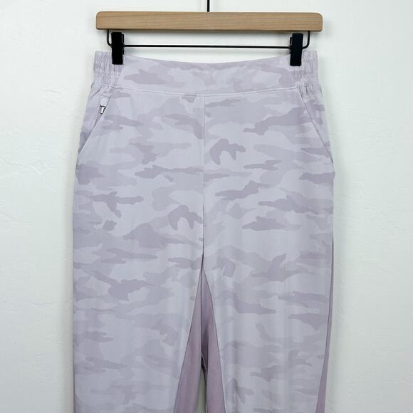 Athleta Light Purple Camo Brooklyn Warm Lined Joggers - Picture 4 of 11